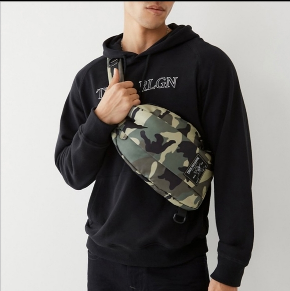 True Religion Other - TRUE RELIGION | CROSSBODY SLING BAG | GREEN CAMO | UNISEX | NWT